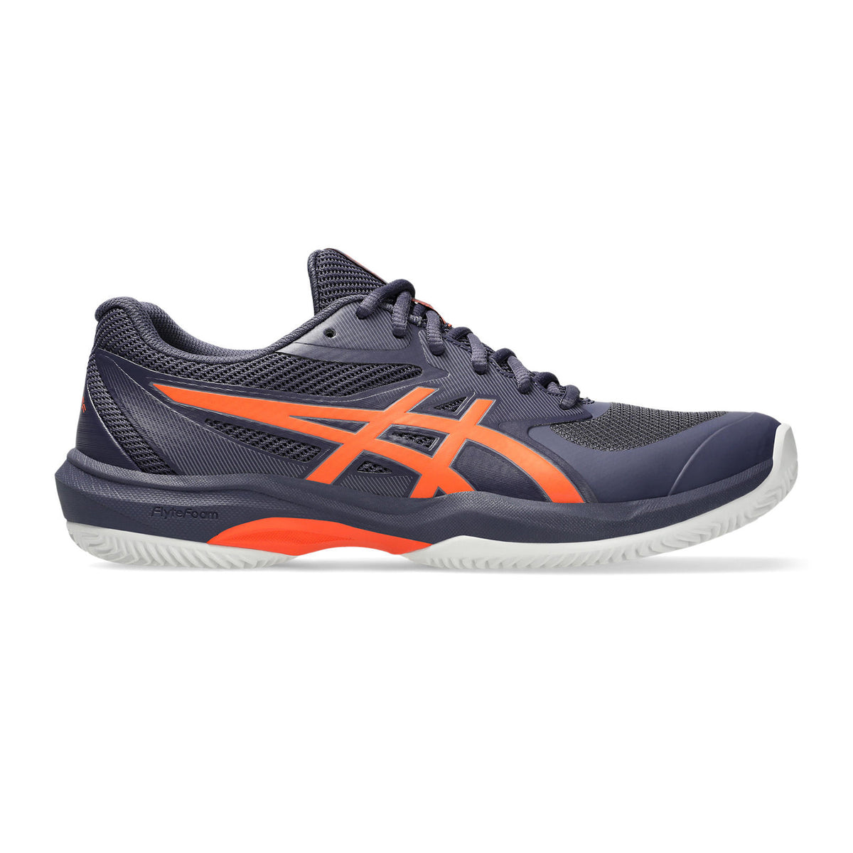 ASICS Game FF/OC Gravelschoen Heren - donkerblauw, oranje