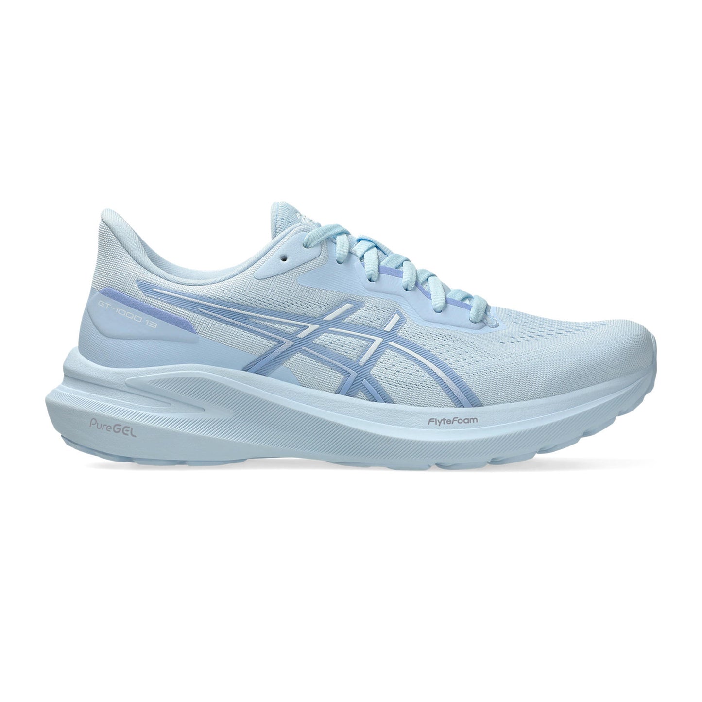 ASICS GT-1000 13 Chaussure de running avec stabilisateurs Femmes - bleu clair, violet