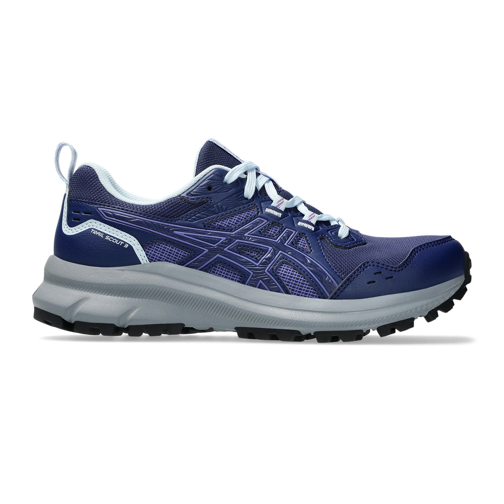 ASICS Trail Scout 3 Trailschoen Dames - donkerblauw, lichtblauw