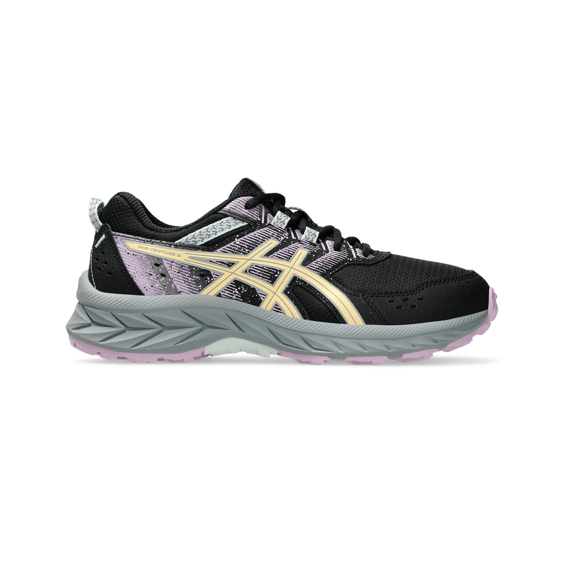 ASICS Pre-Venture 9 GS Trailschoen Kinderen-Zwart,Mauve