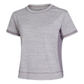 Race Crop Hardloopshirt Dames - mauve,