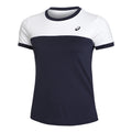 Court T-shirt Dames - donkerblauw, wit