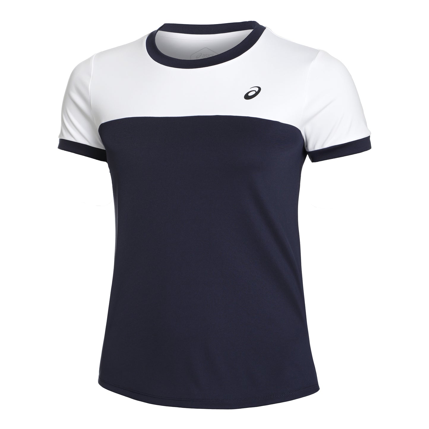 ASICS Court T-shirt Femmes - bleu foncé, blanc