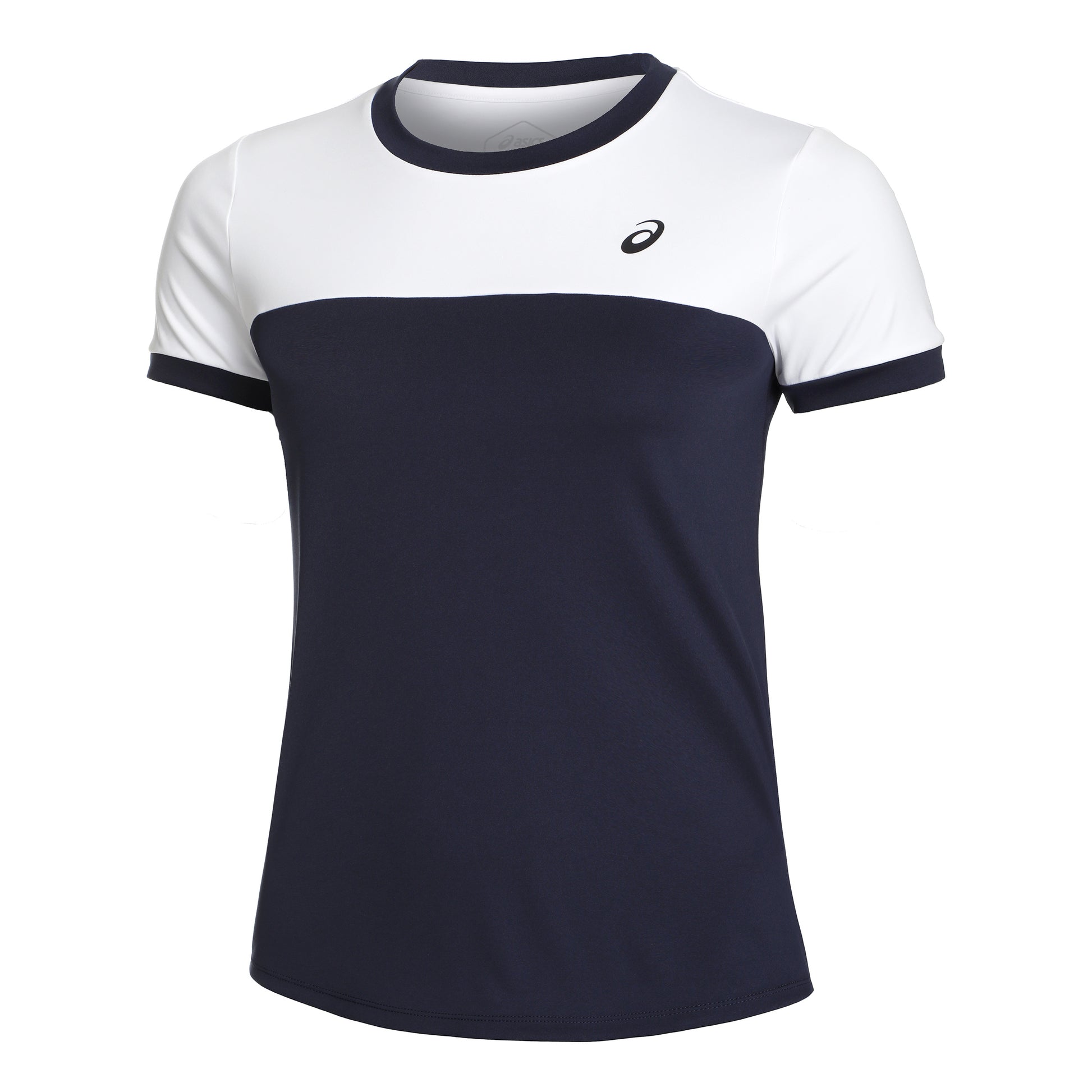 ASICS Court T-shirt Femmes - bleu foncé, blanc