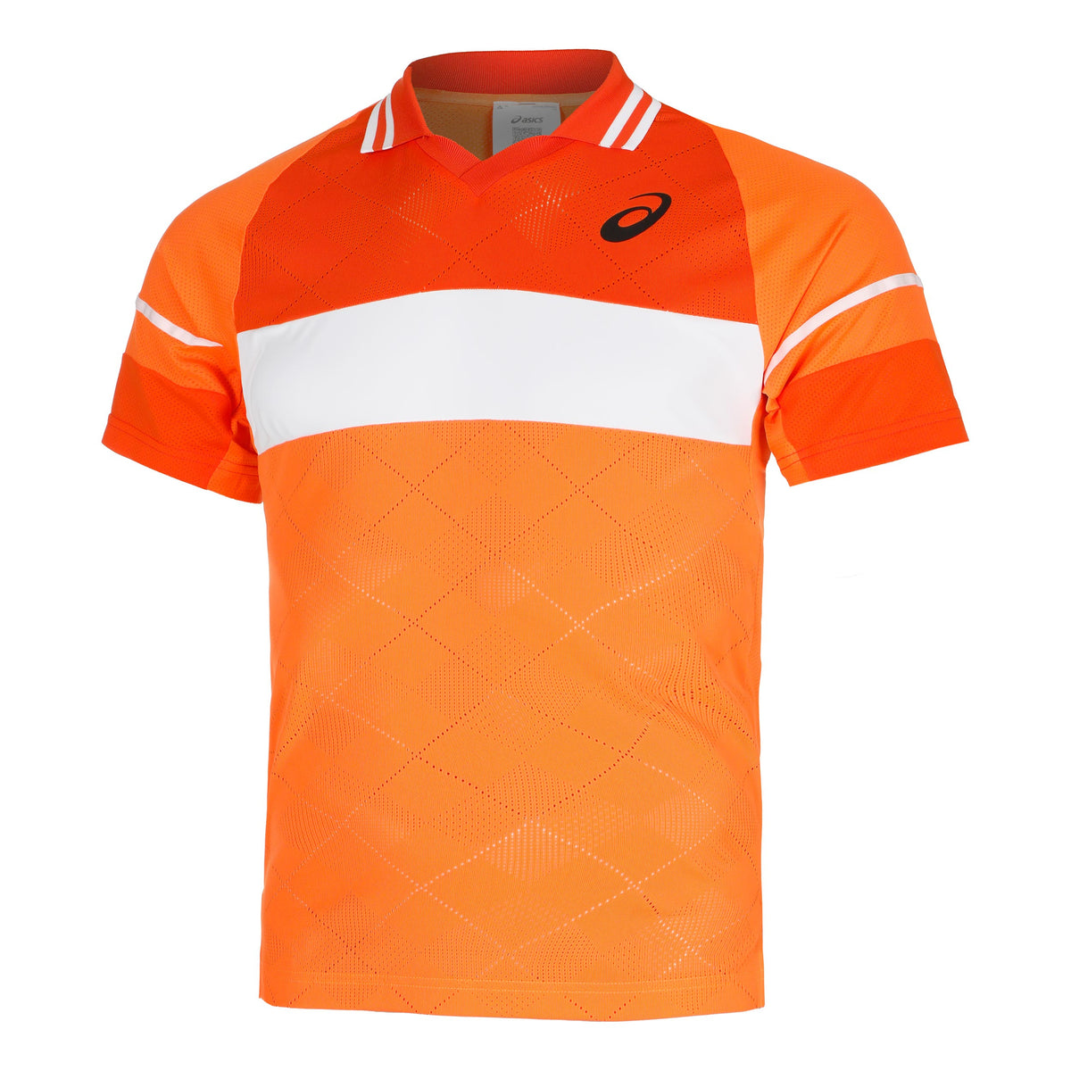 ASICS Match Actibreeze Polo Hommes - corail, orange