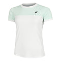 Court T-shirt Dames - wit, mint