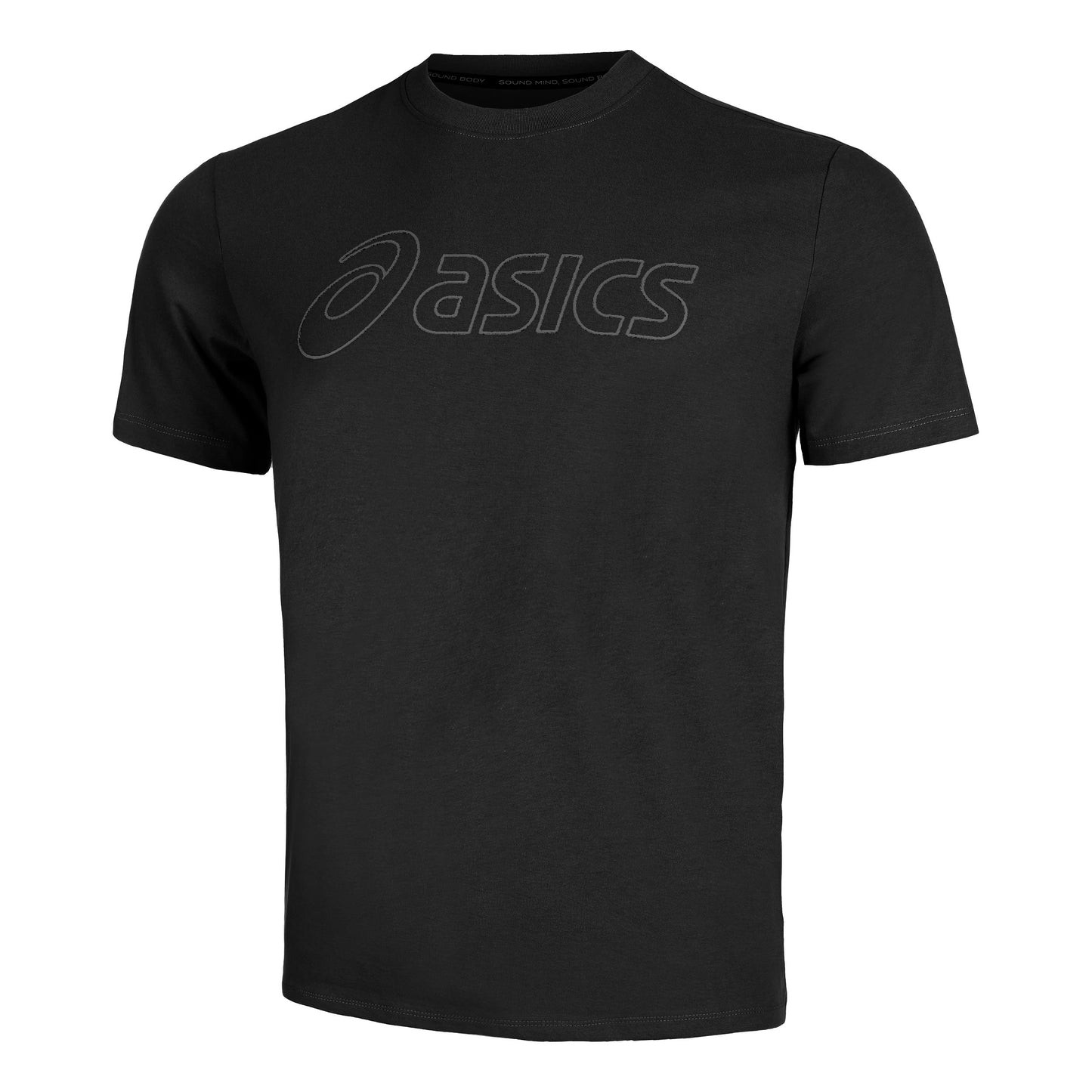 ASICS Logo T-shirt Hommes - gris,