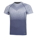 Seamless Hardloopshirt Heren - blauw,