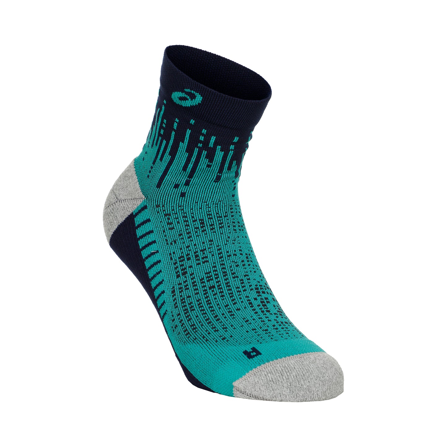 ASICS Performance Run Quarter Chaussettes de running Unisex - bleu petrol, bleu foncé