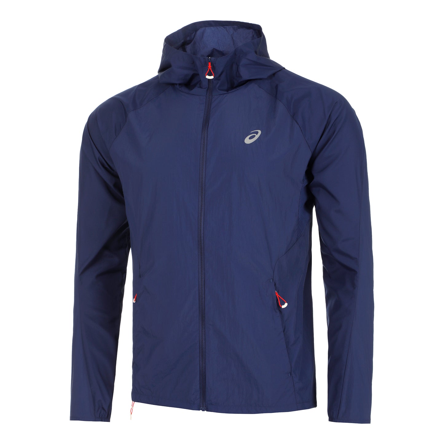 ASICS Road Packable Jacket Veste running Hommes - bleu foncé