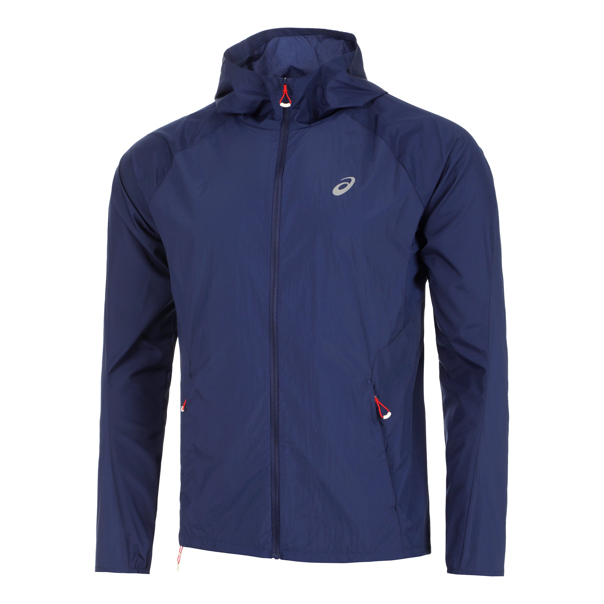ASICS Road Packable Jacket Veste running Hommes - bleu foncé