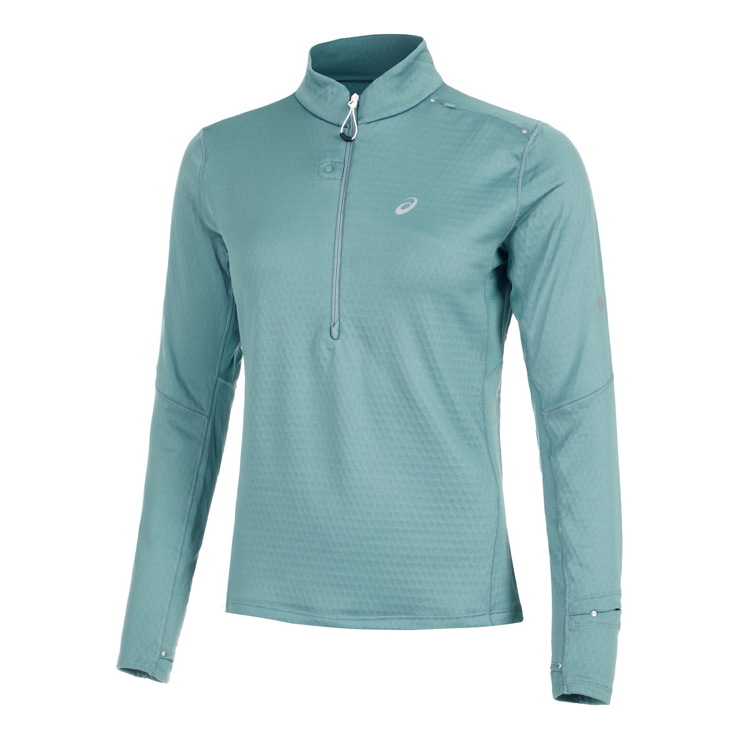 ASICS Road Winter 1/2 Zip Mid Layer Maillot De Course Femmes-Sauge