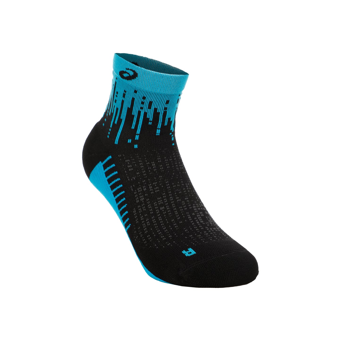 ASICS Performance Run Quarter Chaussettes de running Unisex - bleu, turquoise