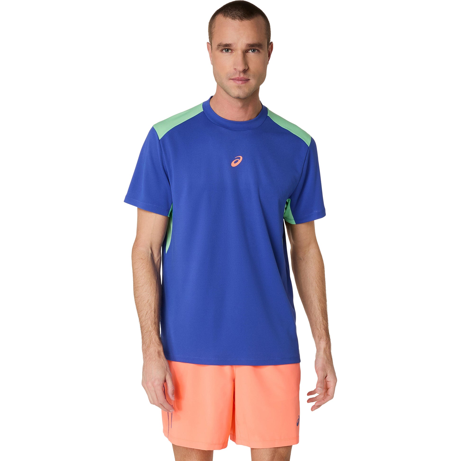 ASICS Court T-shirt Hommes-Bleu