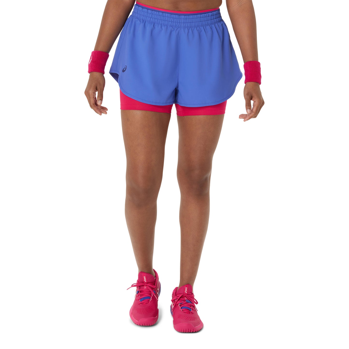 ASICS Match Shorts Dames-Blauw