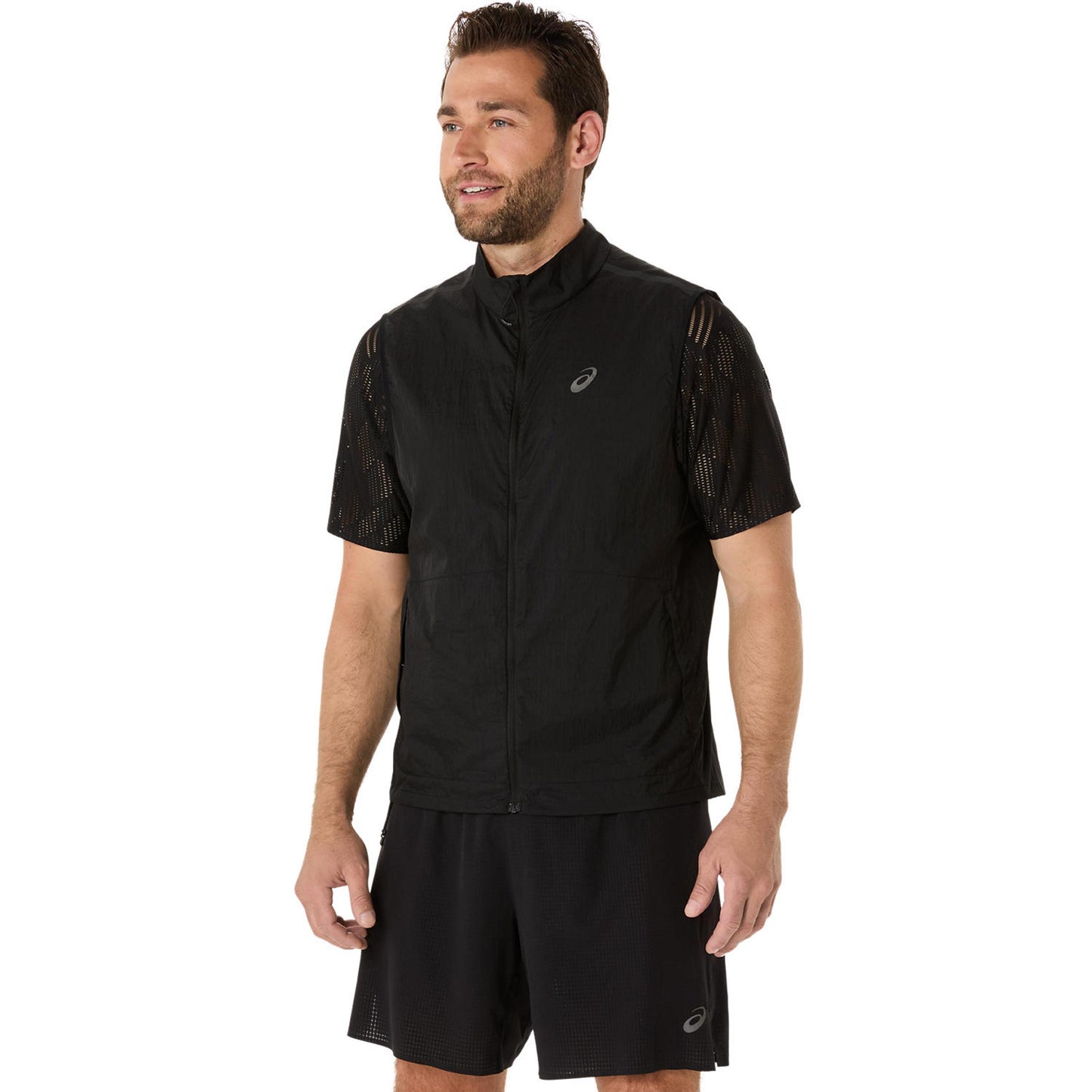 ASICS Metarun Packable Gilet Gilets de course Hommes-noir