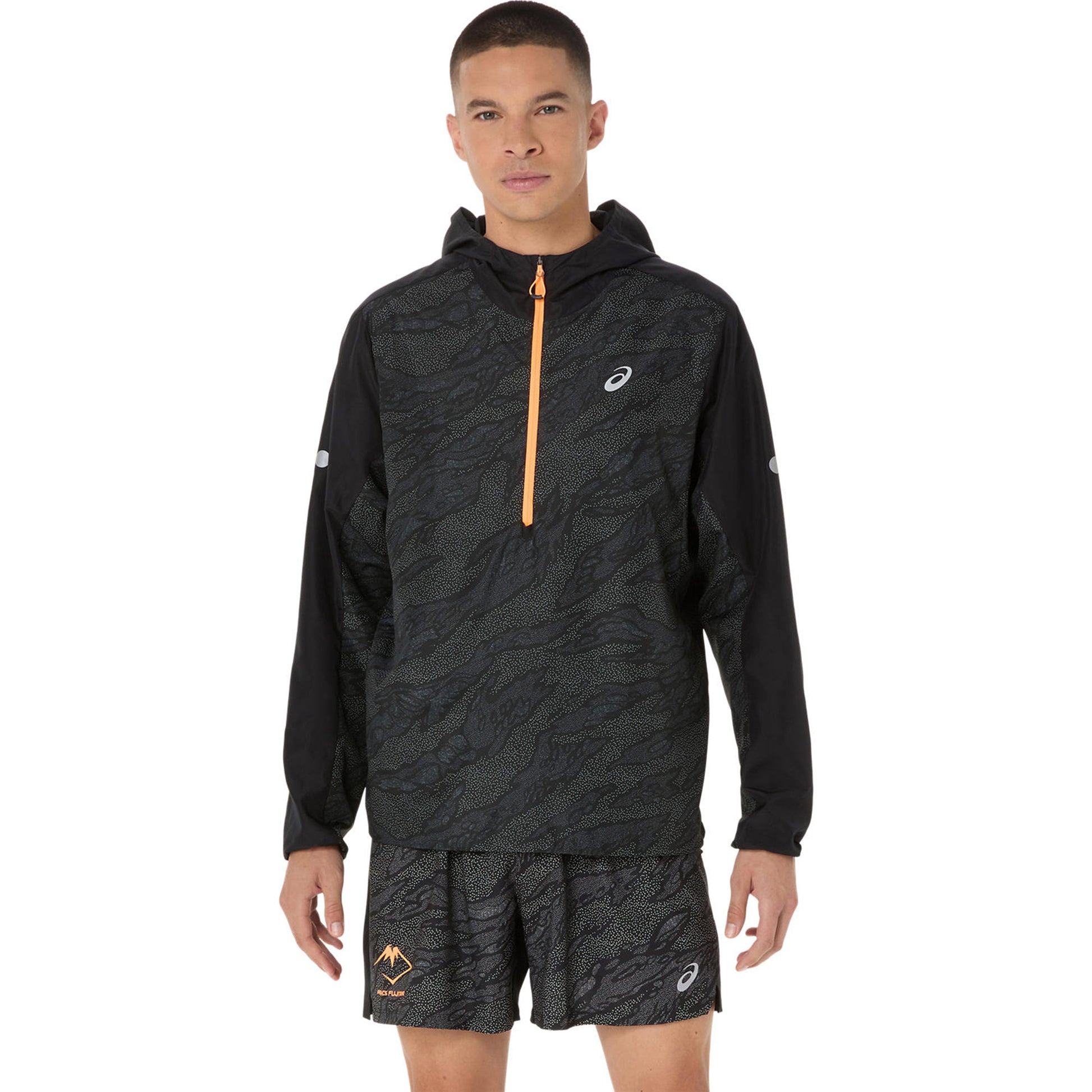 ASICS Fujitrail Packable Veste Running Hommes-Noir