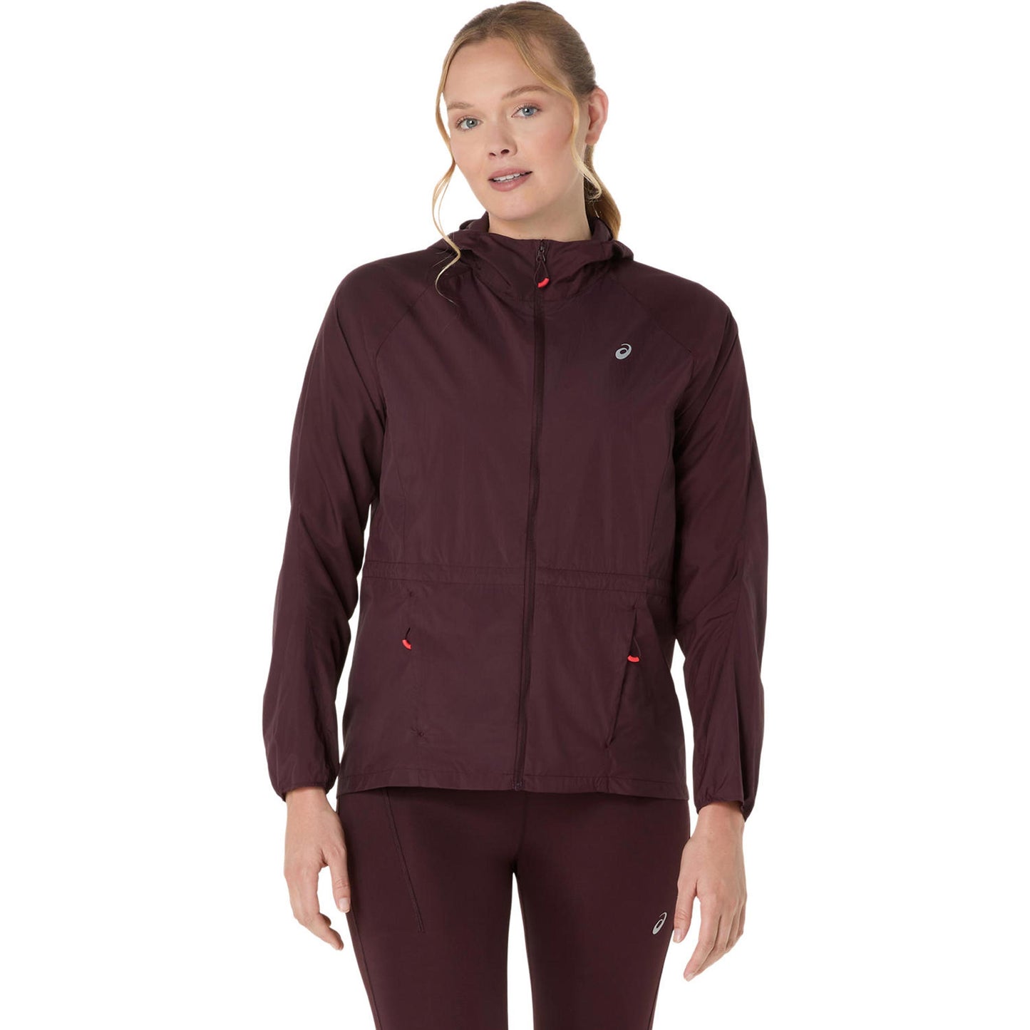 ASICS Road Packable  Hardloopjas Dames - donkerrood