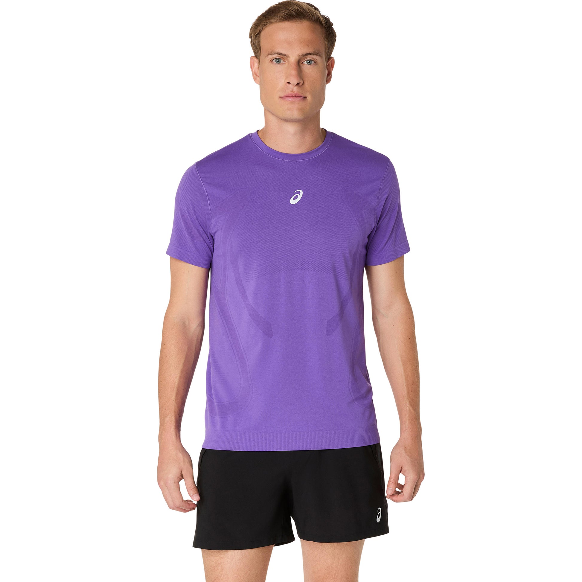 ASICS Road Seamless  Hardloopshirt Heren - lila