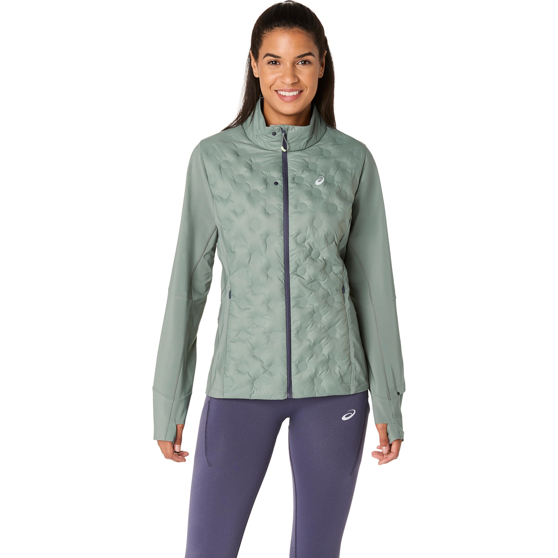 ASICS Road Winter Veste running Femmes - bleu, bleu