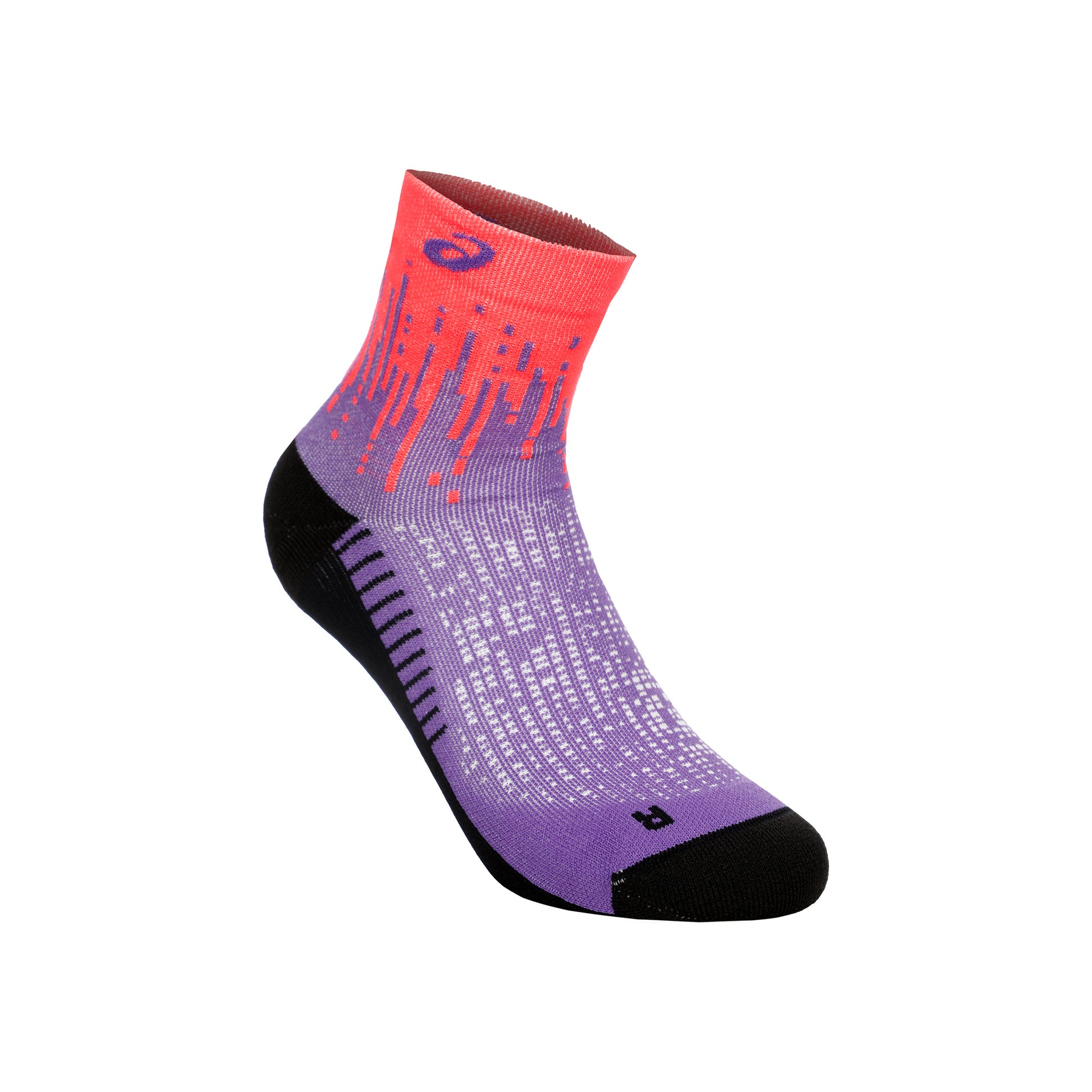 ASICS Performance Run Quarter Hardloopsokken-Rood,Paars