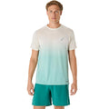 Seamless Hardloopshirt Heren - crème, mint