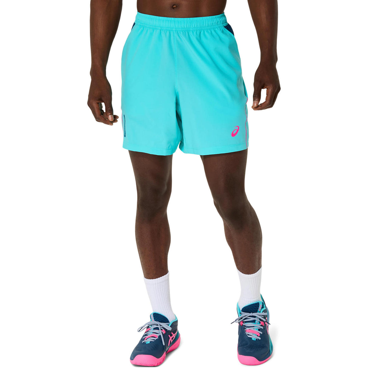 ASICS Court 7in Shorts Heren - turkoois,