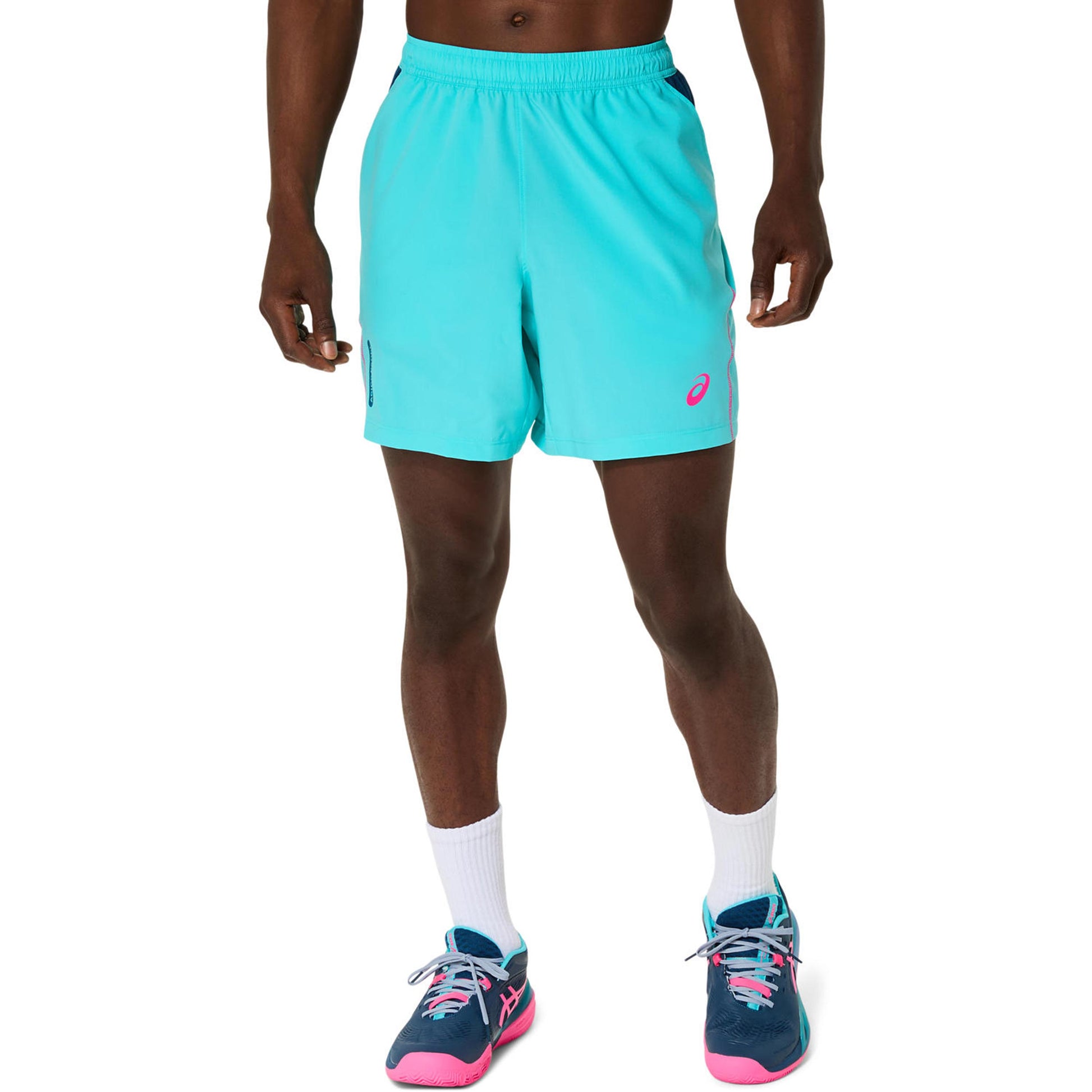 ASICS Court 7in Shorts Heren - turkoois,