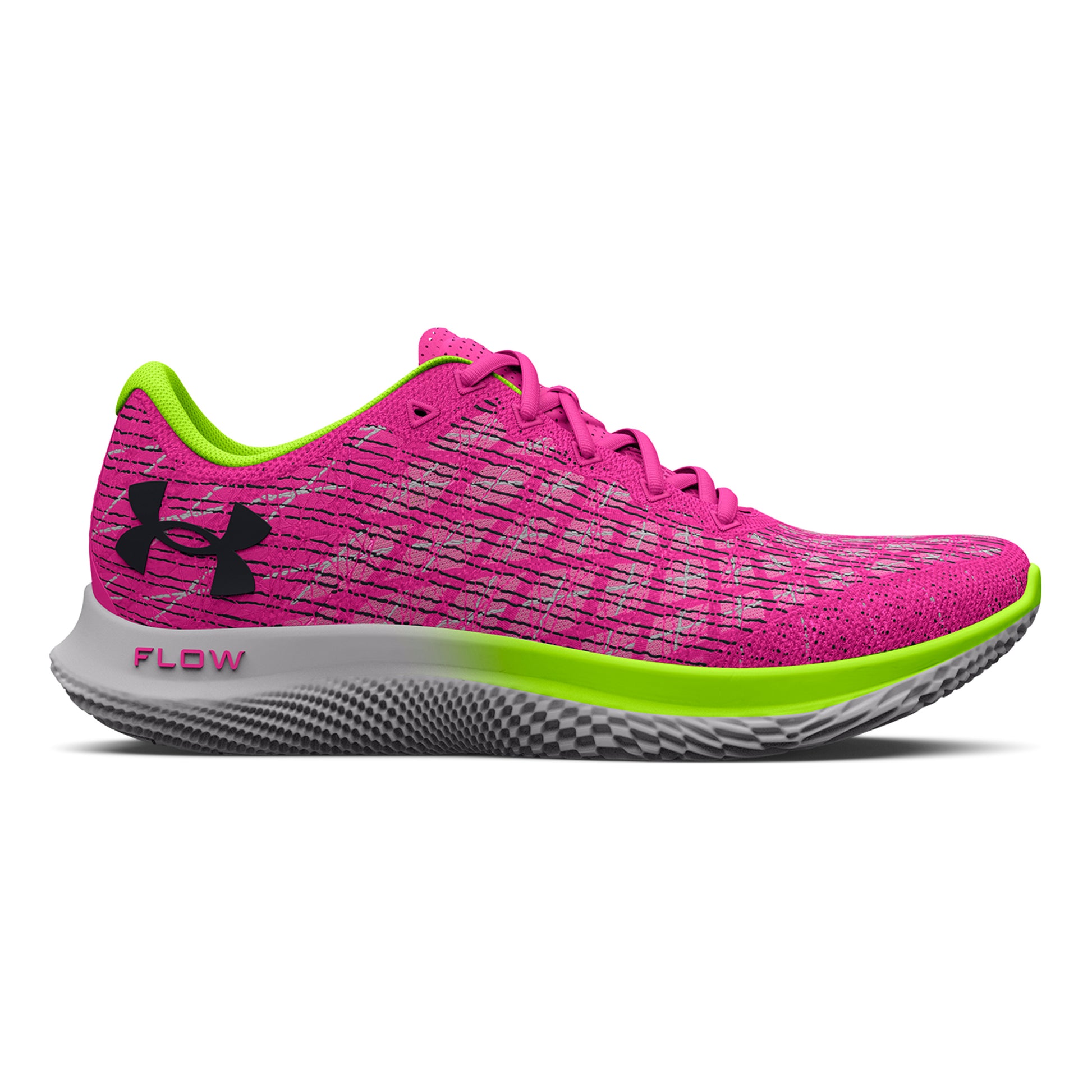 Under Armour FLOW Velociti Wind 2 Neutrale Schoen Dames-Pink,Groen