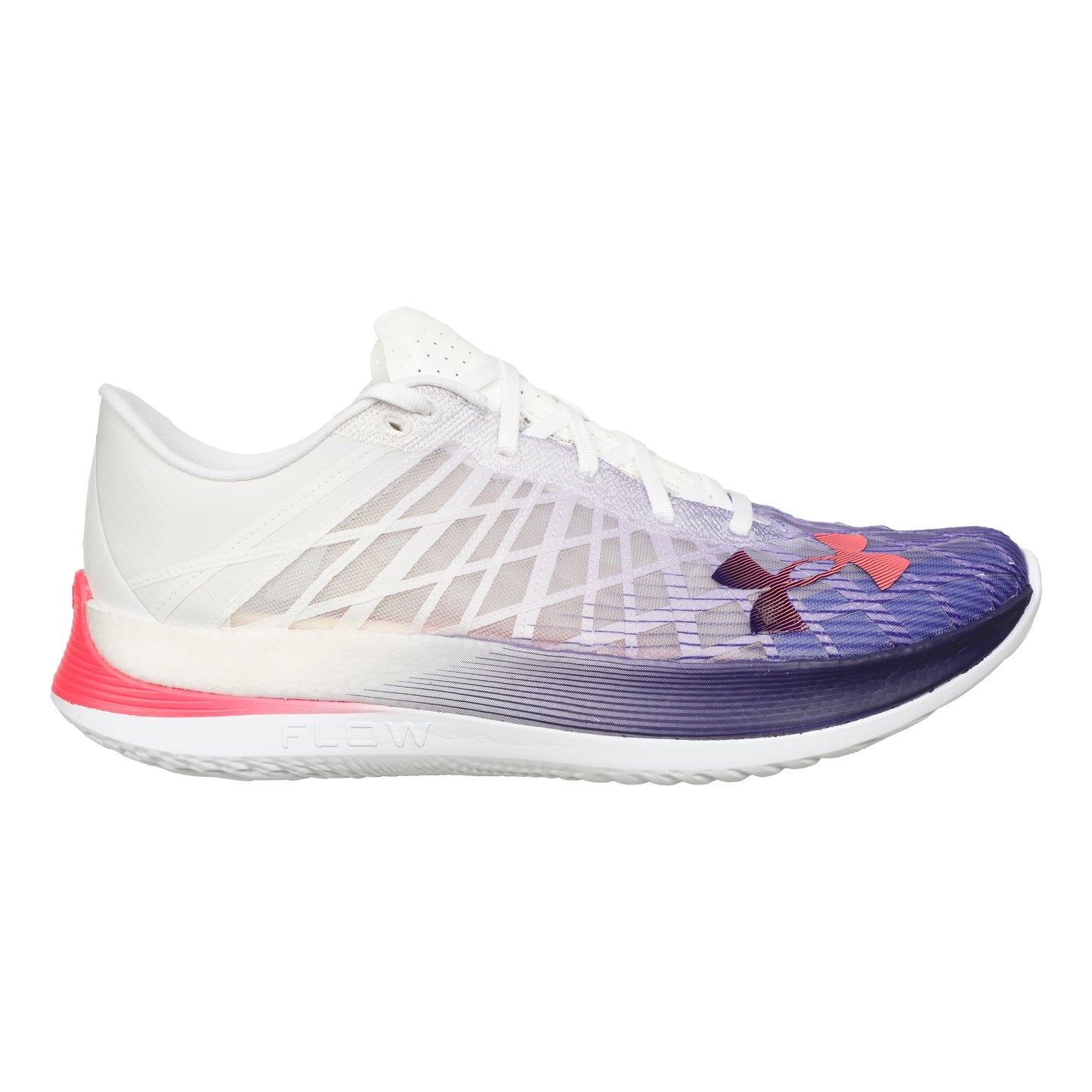 Under Armour Flow Velociti Elite Chaussure de compétition Unisex - blanc, violet
