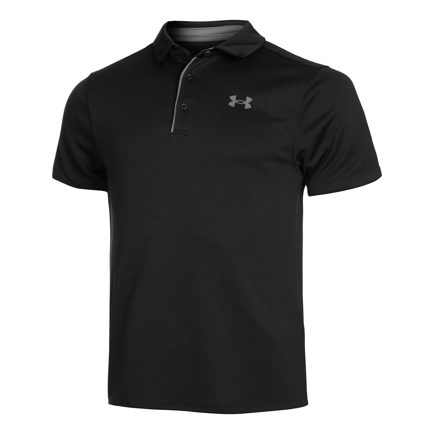 Under Armour Tech Polo Heren-Zwart,Grijs