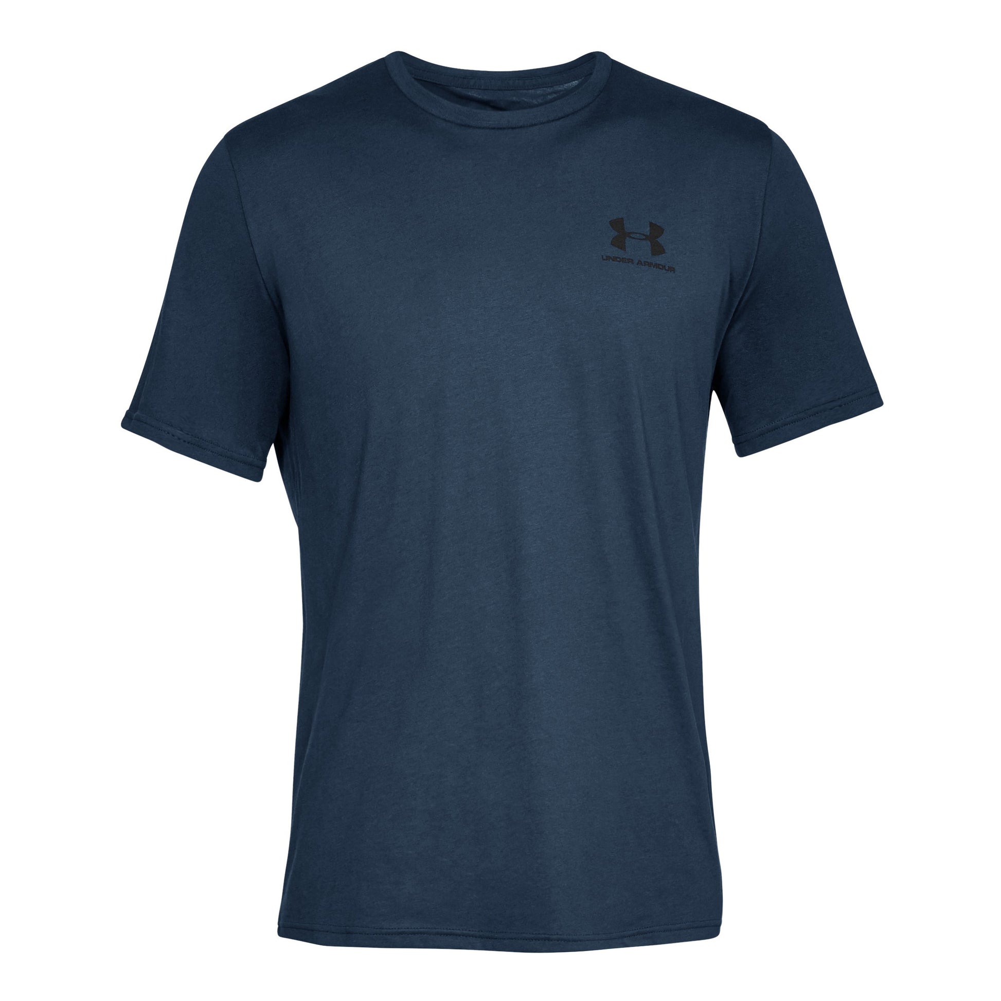 Under Armour Sportstyle Left Chef T-shirt Heren - donkerblauw, zwart
