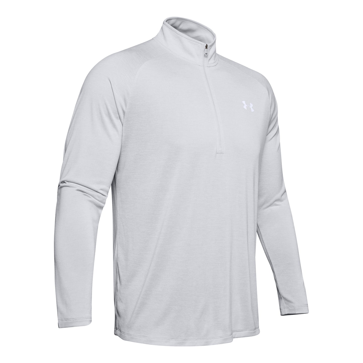 Under Armour Tech 2.0 Half-Zip Longsleeve Heren-Lichtgrijs,Grijs