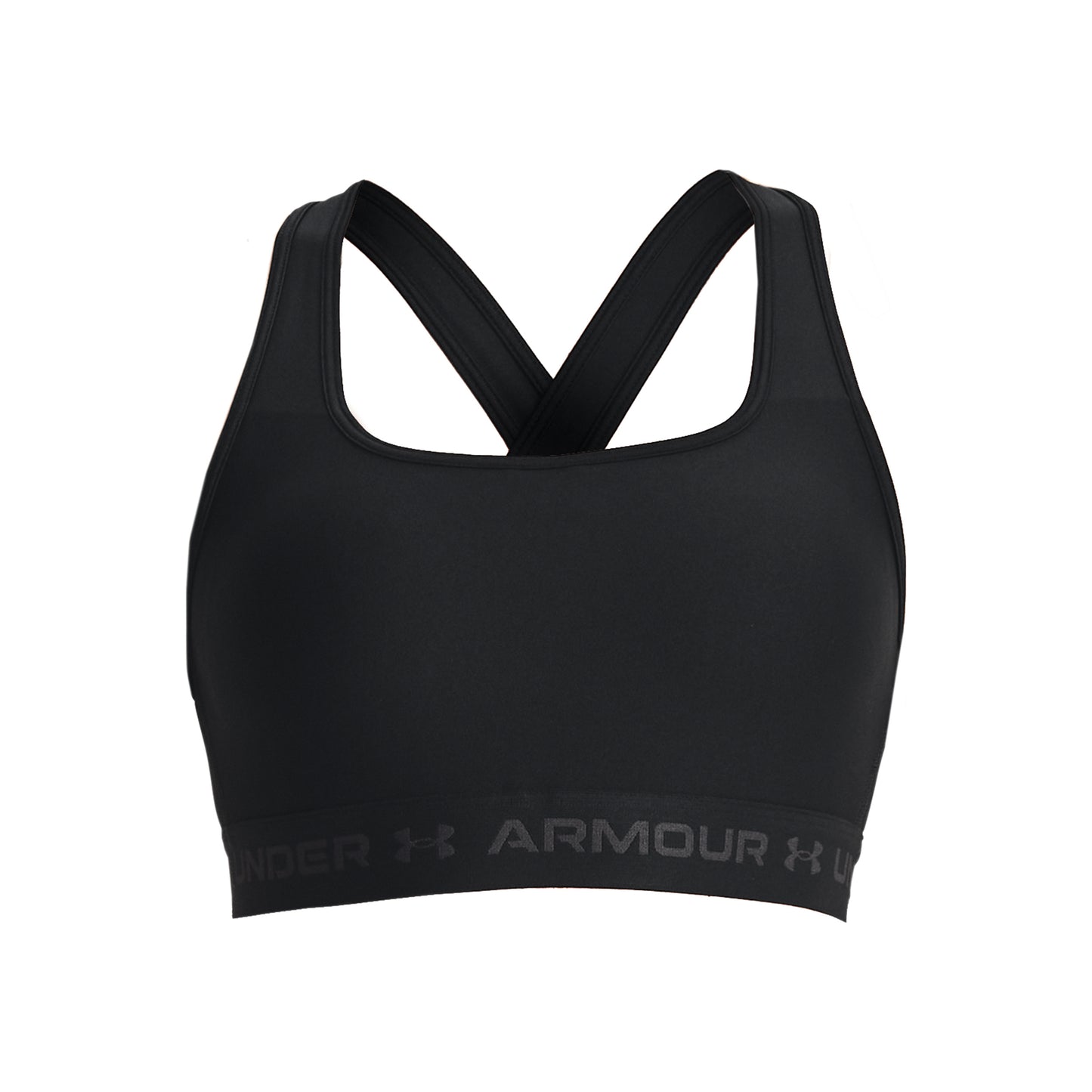 Under Armour Crossback Mid Soutien-gorge Sport Femmes-Noir,Gris