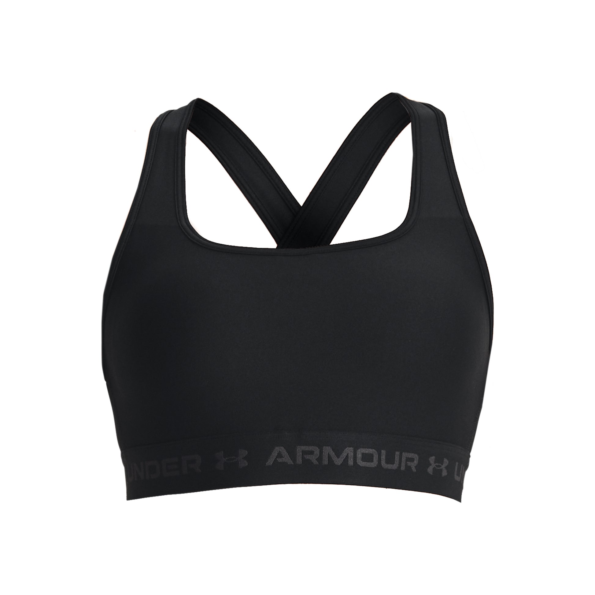 Under Armour Crossback Mid Soutien-gorge Sport Femmes-Noir,Gris