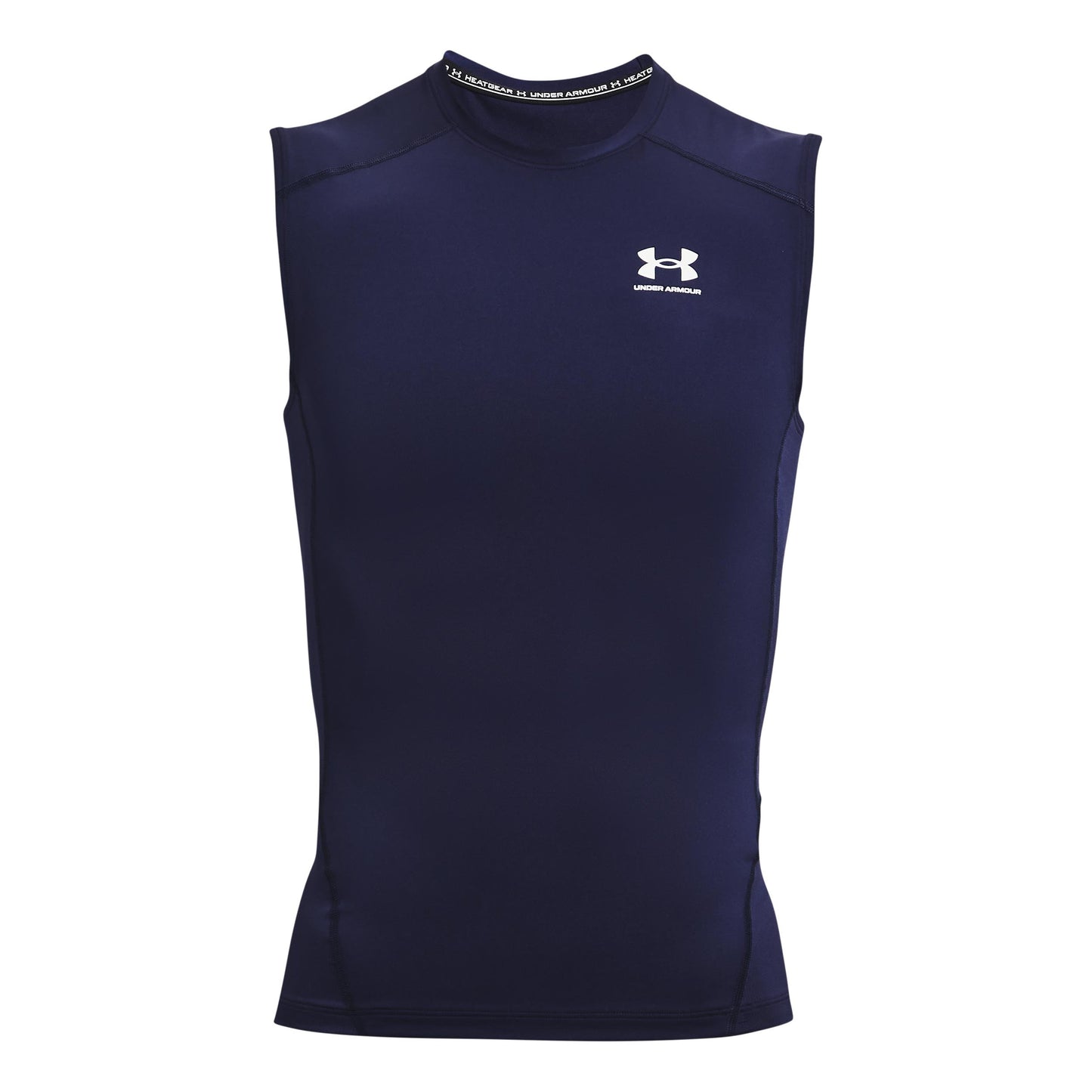 Under Armour Heatgear Comp Tanktop Heren-Donkerblauw,Wit