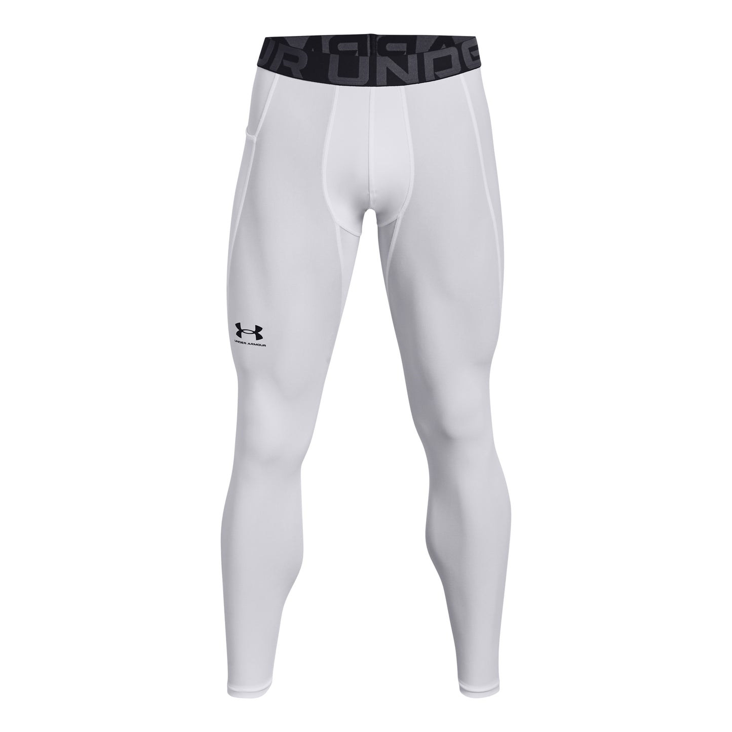 Under Armour Heatgear Tight Heren-Wit,Zwart