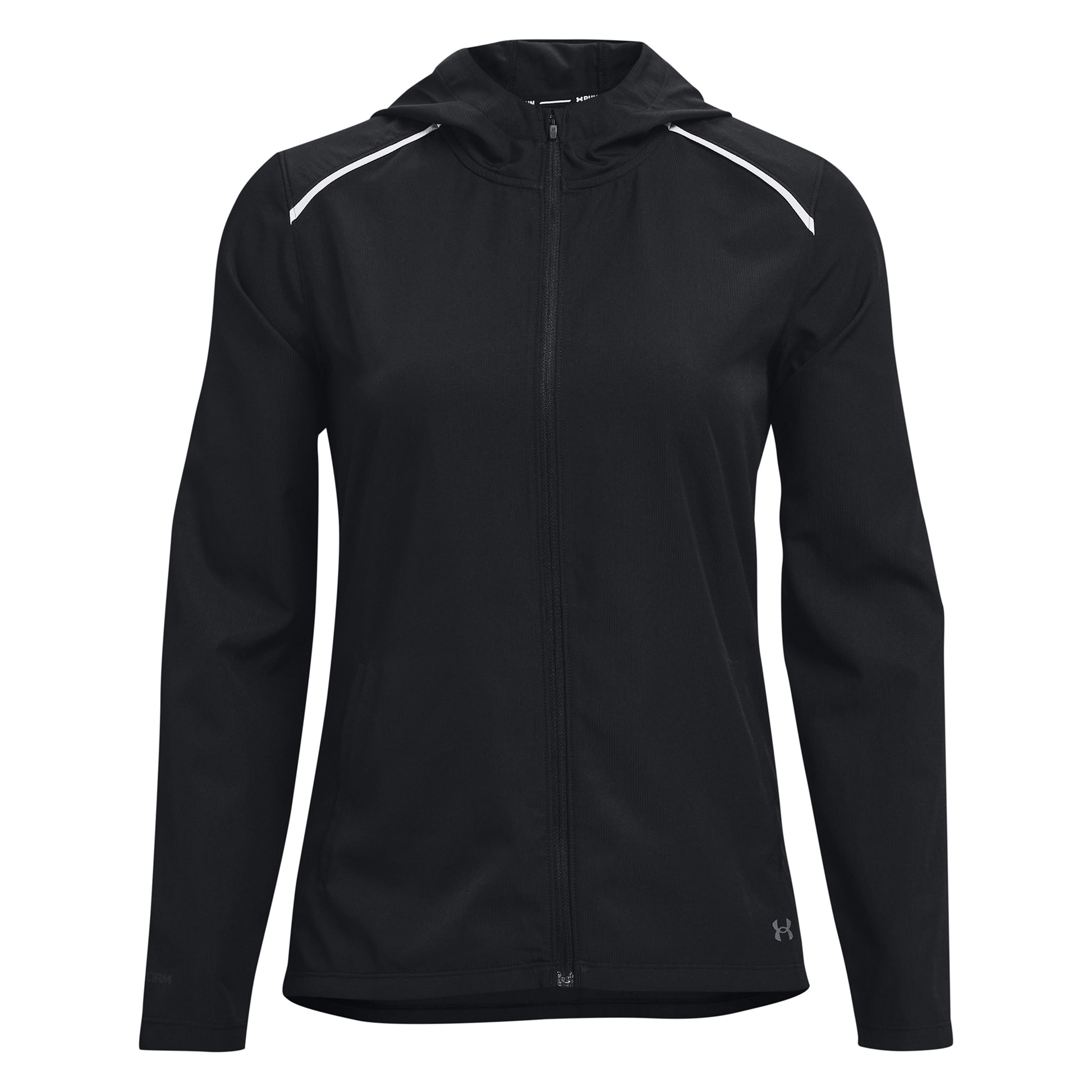 Under Armour Storm Hooded Hardloopjas Dames-Zwart