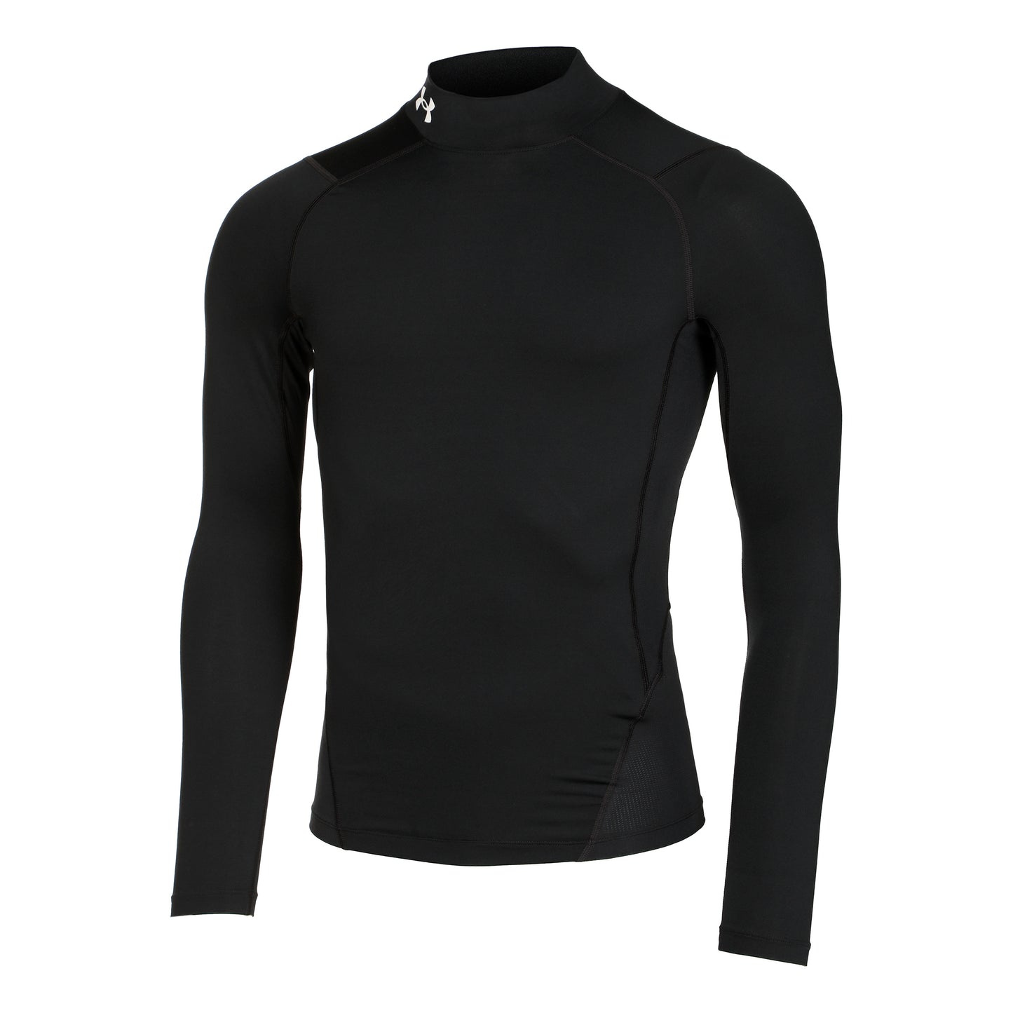 Under Armour Heatgear Comp Mock Longsleeve Heren-Zwart