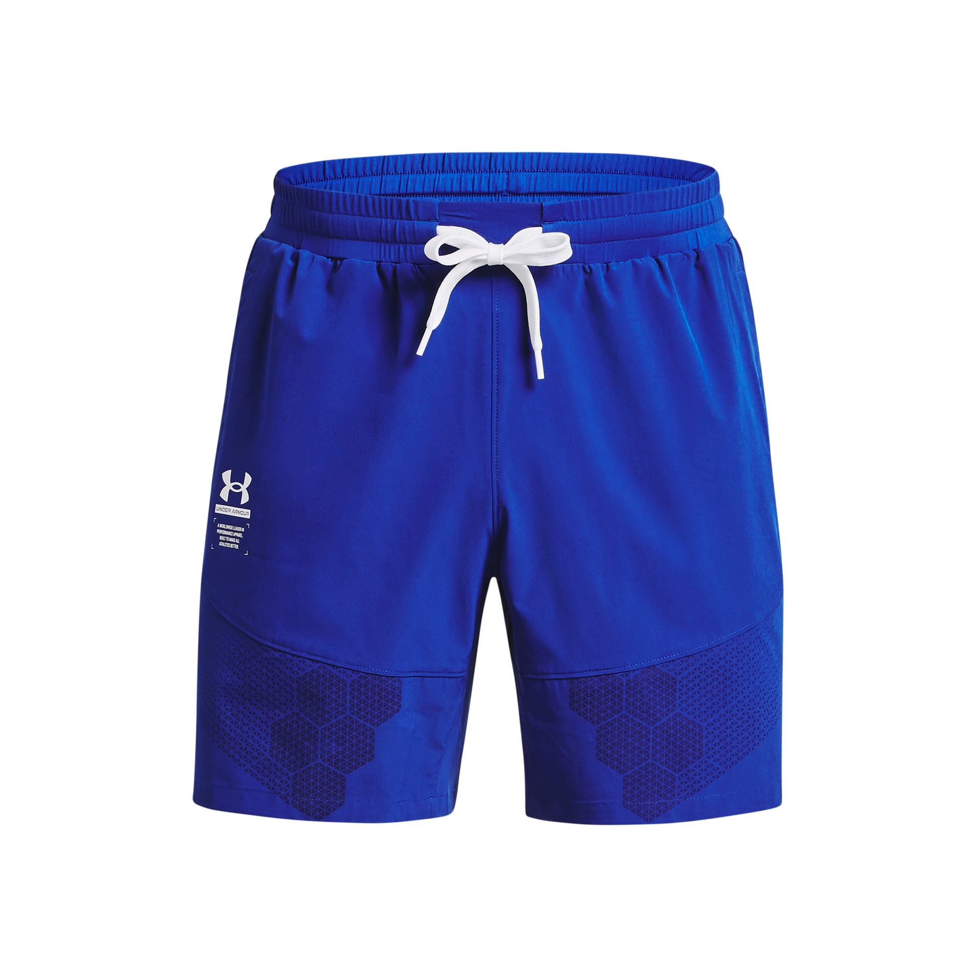 Under Armour Print Woven Shorts Heren - blauw,