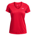 Tech Solid T-shirt Dames - rood,