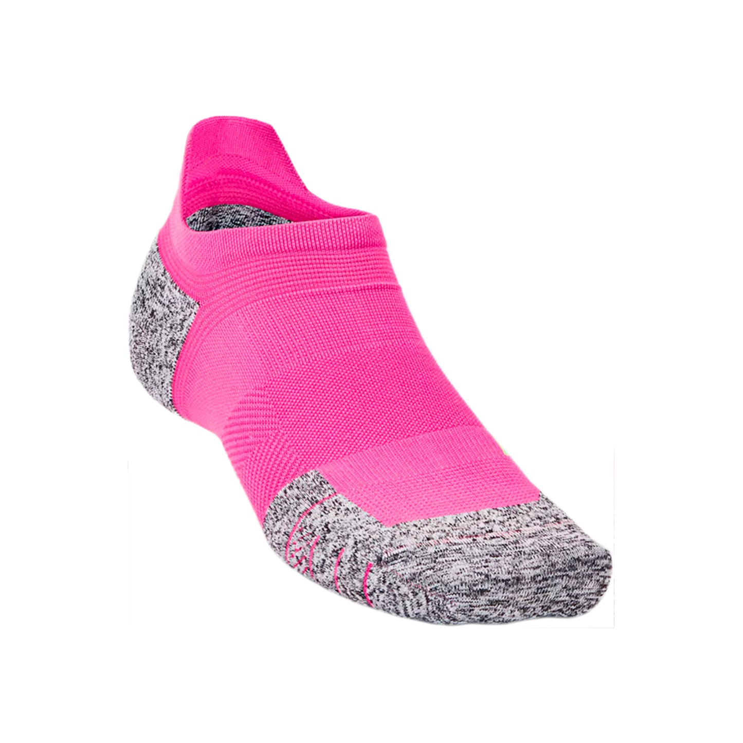 Under Armour AD Run Cushion 1pk No Show Chaussettes de running Unisex - pink,