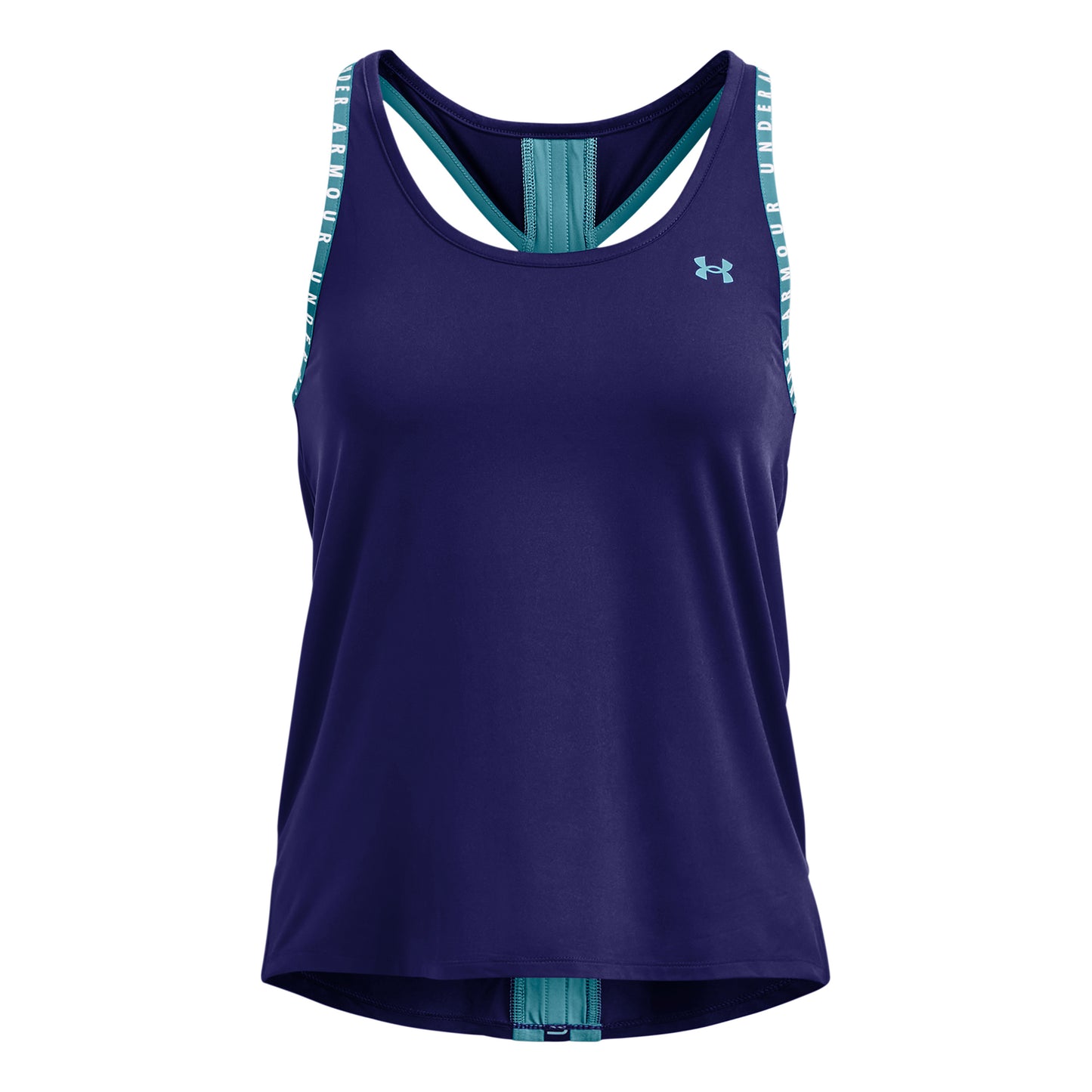 Under Armour Knockout Tanktop Dames - donkerblauw, turkoois