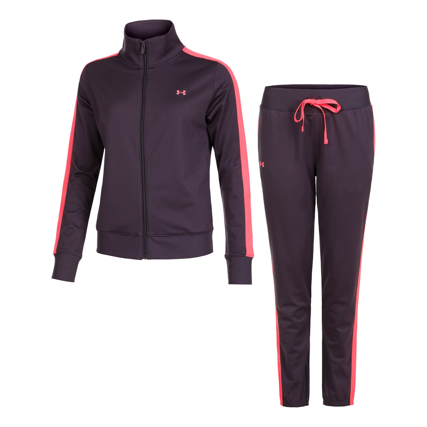 Under Armour Tricot Trainingspak Dames - paars, rood
