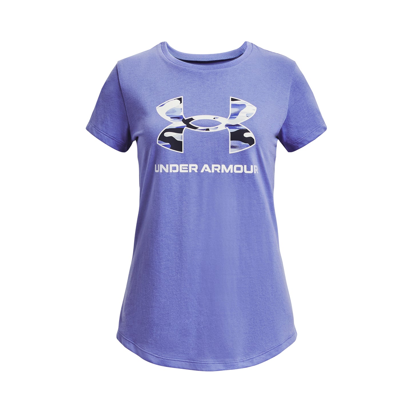 Under Armour Sportstyle Logo T-shirt Filles - violet, multicouleur