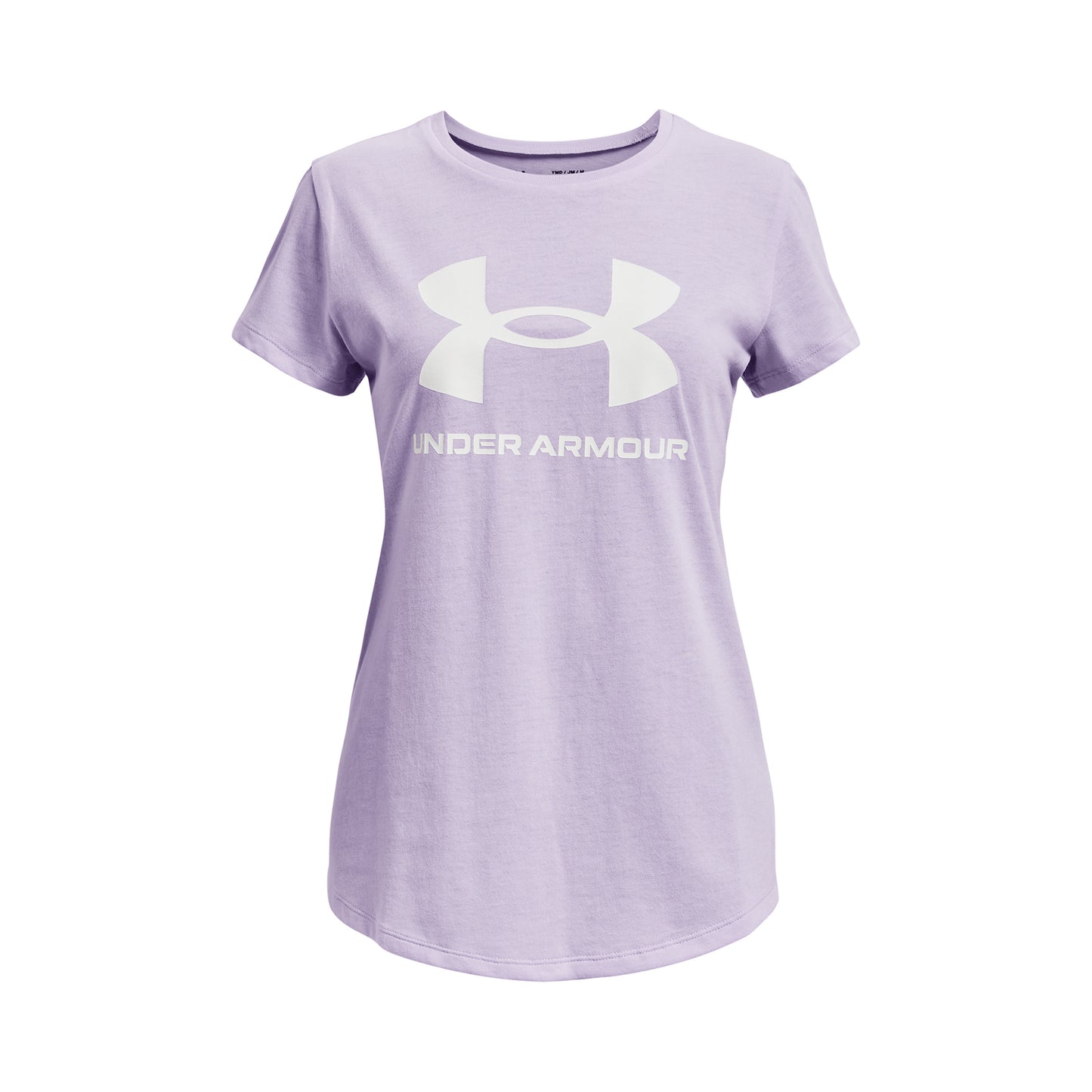 Under Armour Sportstyle Logo T-shirt Filles - lilas, blanc