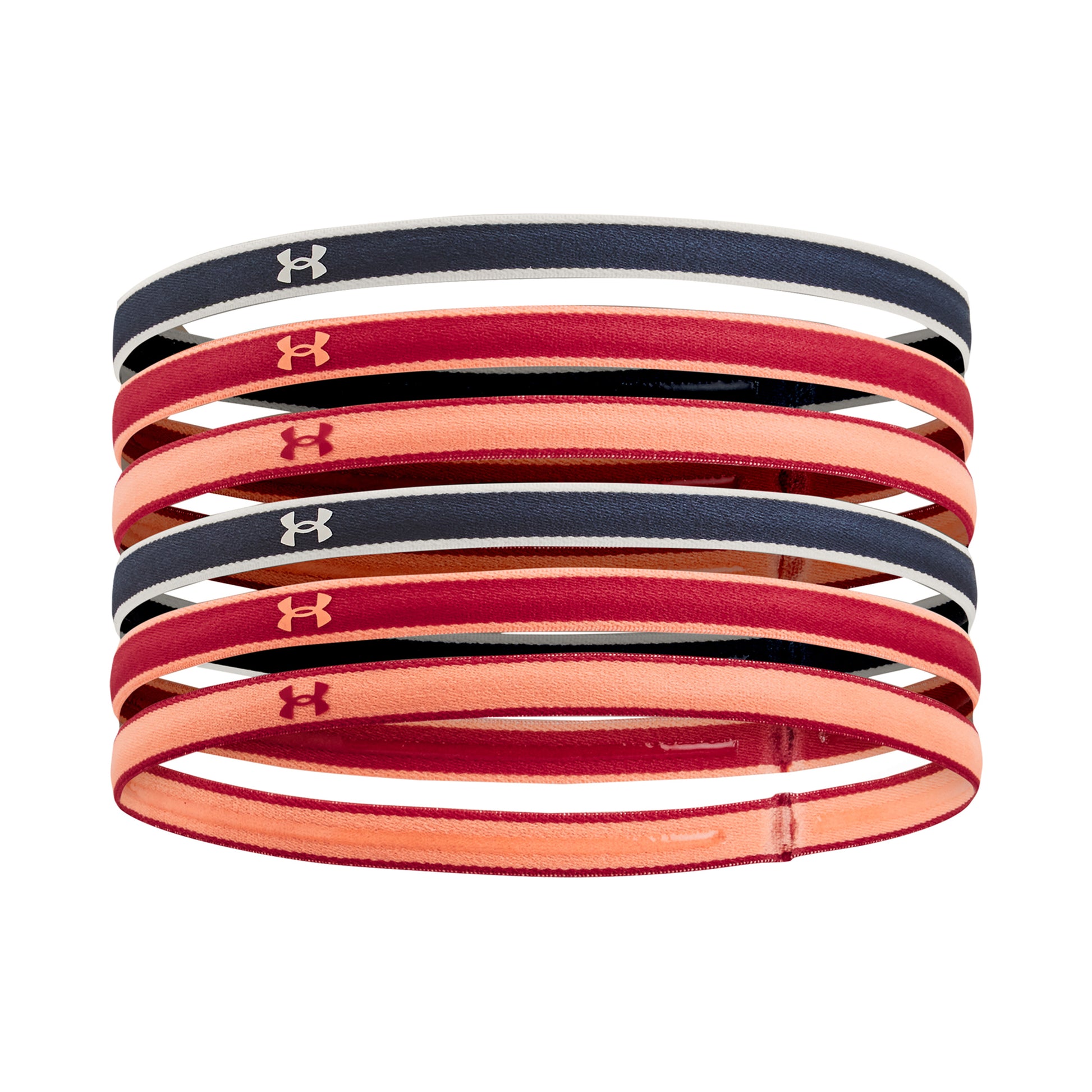 Under Armour Mini Haarband Verpakking 6 stuks Dames-veelkleurig,abrikoos