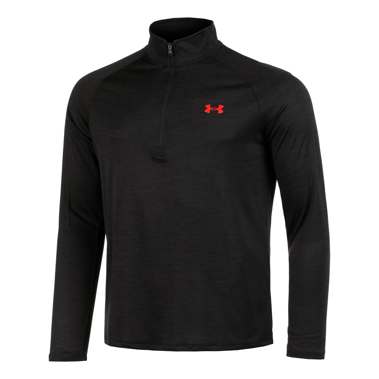 Under Armour Tech 2.0 Half-Zip Longsleeve Heren - zwart, rood