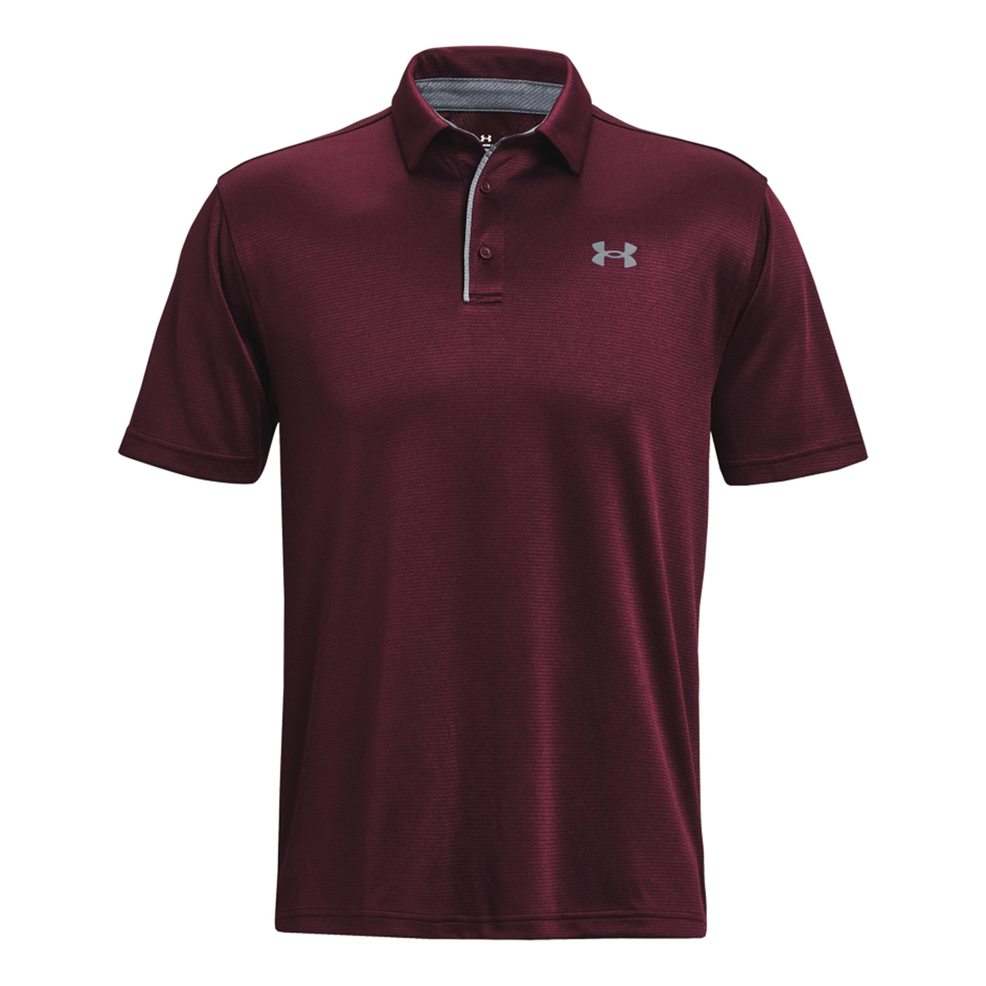 Under Armour Tech Polo Heren - donkerrood,