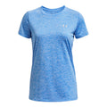 Tech Twist T-shirt Dames - lichtblauw,